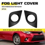 Pair Fog Light Bezel Trim Set For 2014-2016 Toyota Corolla Front Lamp Covers L&r. Fixed Price $13.59.