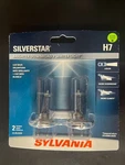 Sylvania H7 Silverstar High Performance Halogen Headlight Pair Set 2 Bulbs 5518. Fixed Price $21.00.
