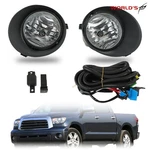 Pair For Toyota Tundra 2007-2013 Sequoia Bumper Fog Lights Lamp W/cover Lh+rh. Fixed Price $22.28.
