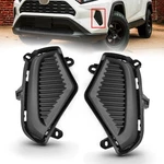Fit For 2019-2024 Toyota RAV4 Front Bumper Insert Fog Light Cover Left+right. Fixed Price $20.95.