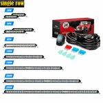 Nilight Single Row Led Work Bar 3D Spot Flood Off Road 7/11/21/31/41/51"IN. Fixed Price $37.99.