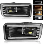Led Fog Lights Assembly For Chevy 2007-2015 SILVERADO,2007-2013 Clear Lens. Fixed Price $114.98.