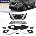 Front Grille Bumper Trim Molding Fog Lights Bezels For 2015-2018 Nissan Murano. Fixed Price $167.89.