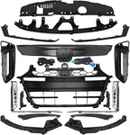 Fog Lights Bezel Black Gloss Grille Mesh Molding 18PC For Accord Sport 2018-2020. Fixed Price $149.99.