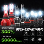 For Acura Tsx 2009 2010 - 8PCS Front Led Hid Headlights Drl Fog Bulbs Kit. Fixed Price $46.89.