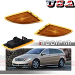 For 06-10 Benz W251 R-class Front Bumper Side Marker Light Reflectors Amber Lens. Fixed Price $19.99.