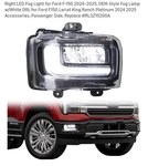 Rt Led Oem Fog Lamp W/white Drl Ford F150 Lariat King Ranch Platinum 2024 2025. Fixed Price $75.00.