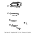 Genuine Oem Mopar Front Left Right Led Fog Light For Chrysler Dodge Jeep. Fixed Price $269.58.