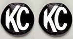 Pair Kc Hilites 6" Round Black Fog Driving Stone Covers Vinyl Daylighters. Fixed Price $44.95.