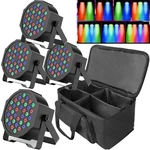 108W Can Stage Lighting Rgb 36LED Dmx Dj Lights Disco Wash Party Show W/bag. Fixed Price $185.99.