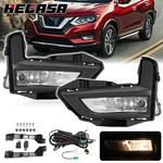 Fit 2017-2020 19 Nissan Rogue Sv Fog Lights Lamps W/ Switch Bezel Bulbs Kit. Fixed Price $39.10.