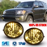 Fog Lights For 01-07 Sequoia 00-06 Toyota Tundra Yellow Lens W/wiring Switch Kit. Fixed Price $47.29.