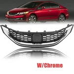 For 2013-2015 Honda Civic Sedan Front Bumper Upper Grille W/chrome Trim. Fixed Price $53.10.