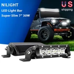 Led Light Bar Super Slim 2PCS 7"IN 30W Spot Driving Fog 3600LM Jeep/ford Atv. Fixed Price $38.99.