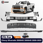 Front Lower Bumper Cover Kit For 2020-2023 Chevy Silverado 2500 3500 Black. Fixed Price $399.99.