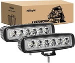 Nilight Led Bar 2PCS 18W 6INCH Flood Pods Offroad Work. Fixed Price $22.99.