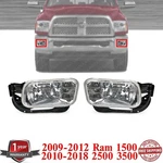 Fog Light, Brackets Set Drive And Passenger Side Front For 09-18 Ram. Fixed Price $119.90.