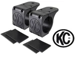 Pair Of Kc Hilites 1.75 To 2" Utv Roll Bar Molded Nylon Driving Fog Light Mounts. Fixed Price $79.95.