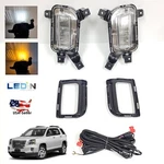 Led Fog Lights Kit For 2016-2017 Gmc Terrain Replacement Bezel Drl Amber Signal. Fixed Price $99.99.