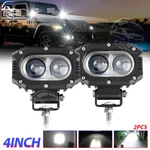 Pair 4" Lnch Led Work Light Bar 4WD Offroad Spot Pods Fog Suv Utv Driving Lamp. Fixed Price $37.80.