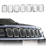 Grille Inserts Mesh Honeycomb Trim Kit For 2017-2020 Jeep Grand Cherokee Chrome. Fixed Price $40.99.