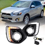 For Mitsubishi Outlander Sport Asx 2013-2015 Led Drl Fog Light Covers. Fixed Price $52.99.