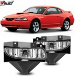 Winjet Oe-style Fog Lights Crystal Clear Lens Fits 1999-2004 Ford Mustang. Fixed Price $56.95.