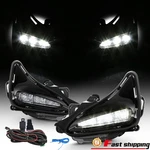 Fits 2017- 2019 Toyota Corolla Xle Led Fog Lights Drl Lamps W/bulbs Kit. Fixed Price $54.44.