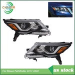 Headlights For Nissan Pathfinder 2017-2020 Clear Halogen W/led Drl Left&right. Fixed Price $197.63.