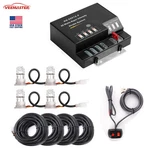 Strobe Lighting System Kit 4 80W Bulbs Hide Away Hazard Emergency Warn. Fixed Price $67.99.