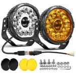(2PCS/SET) 7INCH D-pro Series Offroad Laser Led Driving Lights+amber Black Cover. Fixed Price $165.44.