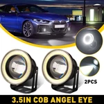 3.5" Round Projector Led Drl Halo Angel Eyes Fog Light Lamp Waterproof Universal. Fixed Price $19.99.