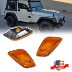 Side Marker Signal Blinker Corner Parking Light Pair Set For 97-06 Jeep Wrangler. Fixed Price $11.99.