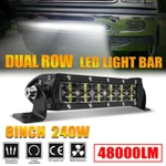 8"INCH 240W Dual Row Led Work Light Bar Spot Driving Offroad 4WD Atv Truck 9/10". Fixed Price $19.86.