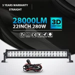 22"INCH 280W Led Light Bar Spot Flood Combo Offroad Pickup Truck Atv Suv 4WD 24". Fixed Price $29.99.