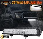 Auxbeam 20INCH Led Light Bar Dual Row Spot Flood Combo For Chevy Colorado Gmc. Fixed Price $65.99.