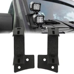 A-pillar Dual Deck Mount Bracket Fit 4" Led Light Bar Pods For Jeep Wrangler Jk. Fixed Price $34.99.