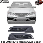 Front Fog Light Cover Set For 2013-2015 Honda Civic Sedan HO1039113 HO1038113. Fixed Price $32.75.