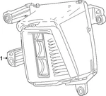 Genuine Gm Fog Lamp Assembly 26609583. Fixed Price $101.36.