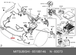 Genuine Oe Wire 8518B146 For Mitsubishi 8518-B146. Fixed Price $82.97.