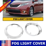 2SET For 2011-2017 Toyota Sienna Limited Front Bumper Fog Light Cover. Fixed Price $31.82.