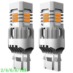 Auxito Canbled Turn Signal Light Lamps T20 7440 Yellow Anti Hyper Flash 2/10X. Fixed Price $86.44.