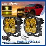 Uni-shine 3" Led Work Light Bar Fog Pods Yellow Ford F-150 F-250 F-350. Fixed Price $94.78.