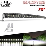 Nilight 50 Inch Led Bar Curved Single Row Spot Flood Combo Work. Fixed Price $132.89.