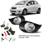 2006-2008 Toyota Yaris 2DR 3DR Clear Fog Lights Wiring Kit Included Bulb. Fixed Price $56.89.