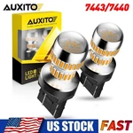 Auxito Amber Yellow 7443 7440 7444 Led Front Rear Turn Signal Blinker Light Bulb. Fixed Price $17.09.
