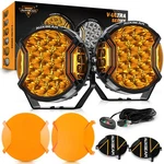 Auxbeam 7" Round Led Offroad Driving Lights For Jeep Truck Suv Atv Utv Pickup. Fixed Price $279.99.