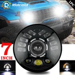 7" Round Led Headlight Separt Turn Signal For Jeep Wrangler Jk Lj Tj Cj. Fixed Price $40.94.