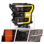 Anzo Led Projector Headlight Set W/ Bar Switchback Black Housing Ford. Fixed Price $862.40.