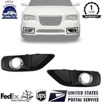 New Front Fog Lamp Molding Left & Right Side Black For 2012-2014 Chrysler 300. Fixed Price $50.94.